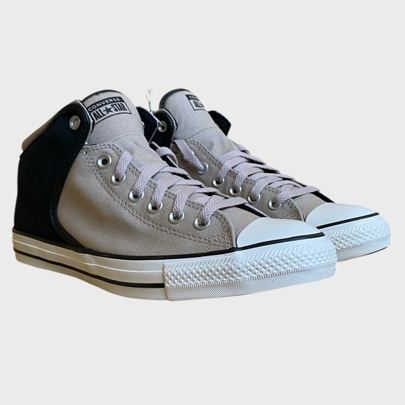 NWB Converse Chuck Taylor All Star High Street Mid Men 10, Wmn 12 Papyrus Black - Picture 1 of 16